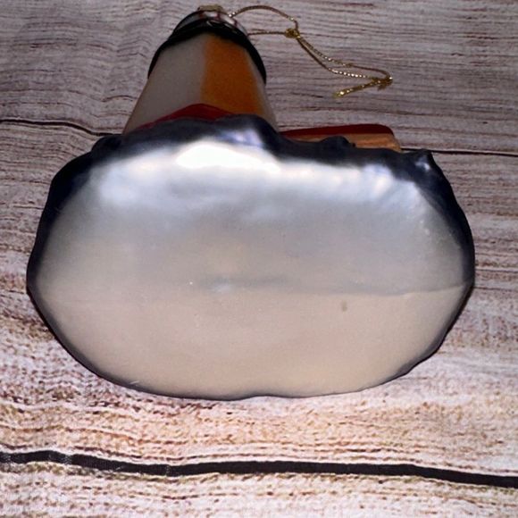 Blown Glass Shore Tower Lighthouse Christmas Ornament‎ Nautical Sea Ornament - Picture 7 of 8